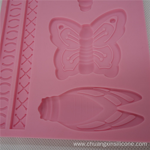 Silicone Bakeware Tool Cake Decoration Mould Insect Design